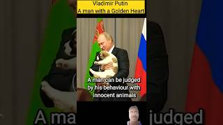 Vladimir Putin  A man with a golden heart Putin loves dog shorts yt [upl. by Shull]