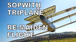 Sopwith Triplane ReMaiden Attempt [upl. by Nnyladnarb]