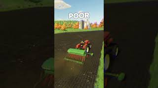 Poor vs Rich Sowing farmingsimulator22 fs22 [upl. by Atinele417]