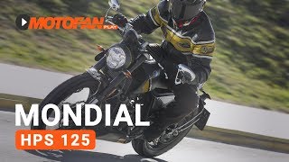 Mondial HPS 125  Prueba opinión y detalles  Motofan [upl. by Anaizit565]