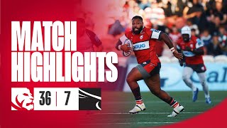 HIGHLIGHTS  Gloucester Rugby v Newcastle Falcons [upl. by Ruthven500]