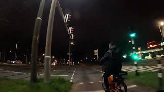 Dem Haag  Office to home by bike [upl. by Emoreg843]