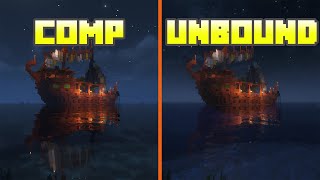 Complementary 472 vs Complementary Unbound 50  Shader Comparison  4K 60FPS [upl. by Butler]