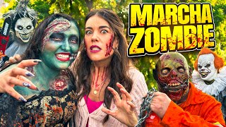 🧟‍♂️ ¡MARCHA ZOMBIE en CDMX De las MÁS GRANDES del MUNDO 😱 [upl. by Nave418]