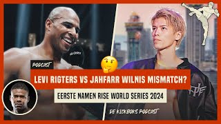 LEVI RIGTERS vs JAHFARR WILNIS op GLORY92 mismatch RISE World Series ONE 70kg GRAND PRIX amp meer [upl. by Alesiram]