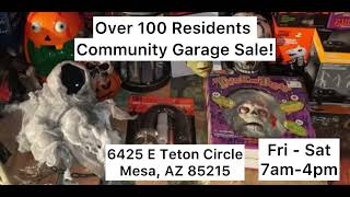 Red Mountain Ranch Annual Community Garage Sale 118119 [upl. by Anairt]