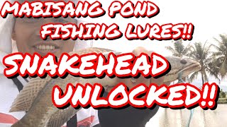 🫡😲🤙SNAKE HEAD UNLOCKED PINAKAMABISANG POND FISHING LURES fishingadventures satisfying shorts [upl. by Airotna]