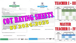 MGA COT INDICATORS NA DAPAT IPREPARE NATIN PARA ASTING CLASSROOM OBSERVATION SY 20242025 [upl. by Auqenet]