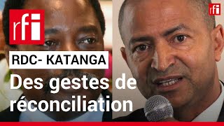 RDC  Joseph Kabila et Moïse Katumbi se serrent la main au cours dune messe à Lubumbashi • RFI [upl. by Doria]