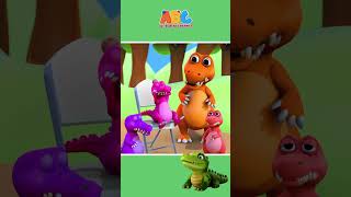 Five Little Crocodiles 🐊🎶 Nursery Rhymes shorts kidssong abclearningclub [upl. by Iana]