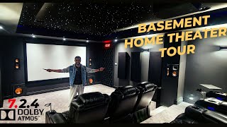 My Amazing 724 Dolby Atmos 4K Home Theater Tour  2023  Complete Guide on How to Build and Finish [upl. by Goulden]