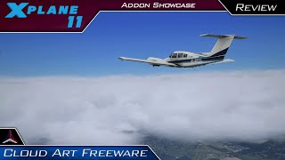 X Plane 11  Cloud Art and Dynamic Haze Freeware Installation  Review  AddOn Spotlight [upl. by Nitsrek678]