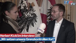 Innenminister Herbert Kickl will Grenzkontrollen fortsetzen [upl. by Bergess375]