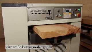 Dickenhobelmaschine Holzprofi A650800 zum Dicken hobeln [upl. by Telimay]