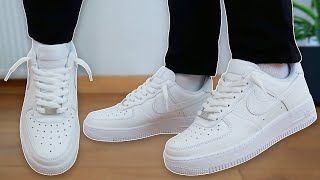 How To Lace Nike Air Force 1s Loosely BEST WAY [upl. by Wie643]