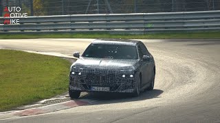 2023 BMW 7 SERIES SPIED TESTING ON THE NÜRBURGRING [upl. by Areid207]