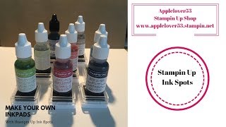 Stampin Up Make Your Own Ink Pads [upl. by Bever]