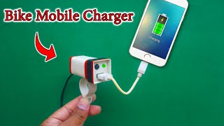 How To Make Bike Mobile Charger At Home  12V Fast Charger For Motorcycle  Bike Mobile Charger DIY [upl. by May822]