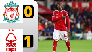 Highlights Liverpool 01 Nottingham Forest  English Premier League 202425 [upl. by Akkeber]