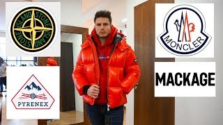 DESIGNER COAT Try On Haul  Manchester Shopping Vlog Stone Island Moncler Pyrenex  More [upl. by Kreg161]