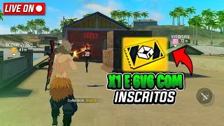 💛 LIVE DO SAVITETION 💛 JOGANDO COM OS INSCRITOS SALINHA 💛 4v4 e 6v6 💛 FREE FIRE AO VIVO 💛 LIVE ON💛 [upl. by Edholm]