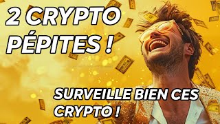 CRYPTO PÉPITES 🔥 SURVEILLE BIEN CES 2 CRYPTO  🚀 [upl. by Inaleon]