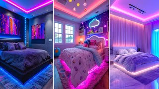 7 Wall Light Fancy Room Design🌹 2024  7 Lighting Tips Ideas  Modern Led Light Bedroom Ideas [upl. by Eicats]