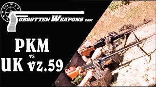 GPMG Firing Comparison PKM vs UK vz59 [upl. by Imaj]