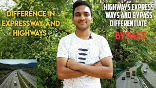 Highway Expressways And Bypass Roads Differentiate  National Highways In India Yamuna Expressway [upl. by Pet]