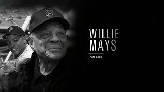 MLB celebrates the life of Willie Mays with a moment of silence across the league [upl. by Llenahs]