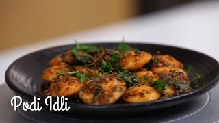 Podi Idli Recipe  How To Make Mini Masala Idli By Preetha  Breakfast Recipe [upl. by Accever985]