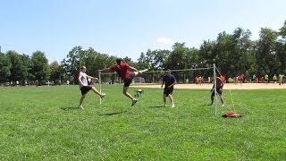 Footbag Net Full Game hacky sack 8711 [upl. by Tadd800]