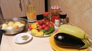 GHIVECI DE LEGUME CU VINETE ȘI DOVLECEI  Rețetă pas cu pas 🍆🥒🍅🥕🧅🍲 [upl. by Elery]