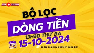 Live Bộ lọc dòng tiền 15102024 [upl. by Aldin]