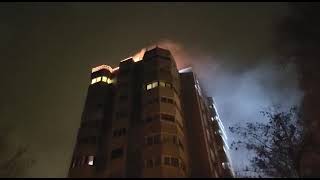 Incendiu bloc Constanta [upl. by Ark]