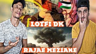 LOTFI DK  FREESTYLE PALESTINE  Rajae Meziane  LAND REACTION🇲🇦🇩🇿 رجاء و لوطفي أبدعو 🔥🔥 [upl. by Gherlein53]