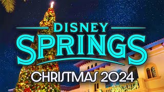 Disney Springs Christmas 2024  Evening Walkthrough at Walt Disney World 4K POV [upl. by Lerual697]