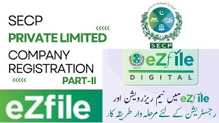 SECP Private Limited Company Registration 2024 PartII  How to Register a Company In Pakistan [upl. by Dottie972]