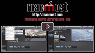 Managing iMovie Libraries and Files 998 [upl. by Gussi470]