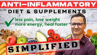 Anti inflammatory Diet and Supplements for Inflammation amp Pain [upl. by Aldon]