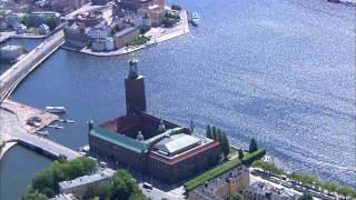 Stockholm Sweden Aerial view [upl. by Eelorac]