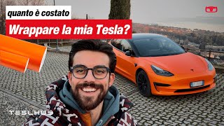 Ecco quanto mi è costato wrappare la Tesla e come è funzionato il tutto💰 [upl. by Polak]