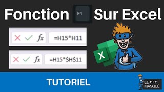 Les références absolues et relatives simplifiées avec le bouton F4 sur EXCEL [upl. by Fotzsyzrk604]