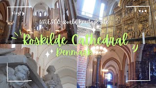 Roskilde Cathedral  Roskilde Domkirke  UNESCO world heritage site  Royal Tombs Denmark [upl. by Haily]