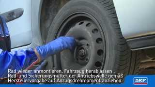 Radlagersatz VKBA 3596 Renault Clio II 1 4 mit ABS SKF [upl. by Aenil871]