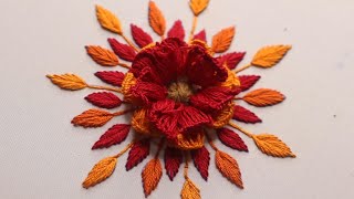 Embroidery Designs for Every Season Stunning Embroidered Flowers Creative Embroidery Elegant Flw [upl. by Eissed]