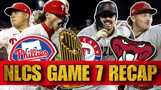 Diamondbacks vs Phillies Game 7 REACTION Postgame Recap [upl. by Engen534]