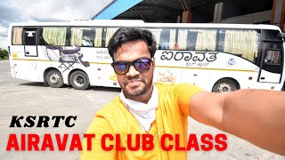 KSRTC Airavat Club Class Volvo B11R Multi Axle AC Seater Bus Journey [upl. by Hairahcaz]