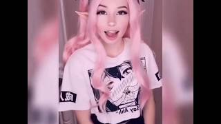 Belle Delphine dancing to the song i made for her  Birthday Belle [upl. by Leupold600]