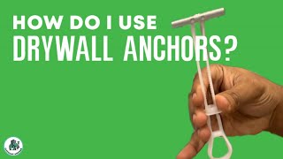 How to use drywall anchors [upl. by Enitnemelc]